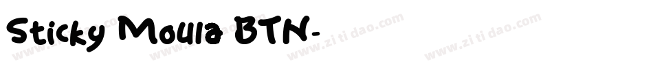 Sticky Moula BTN字体转换
